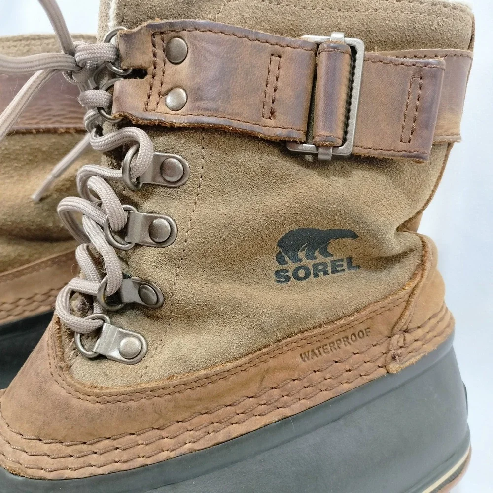 Sorel Duck Boots (Rain/Snow); Waterproof Leather/Suede & Faux Fur
